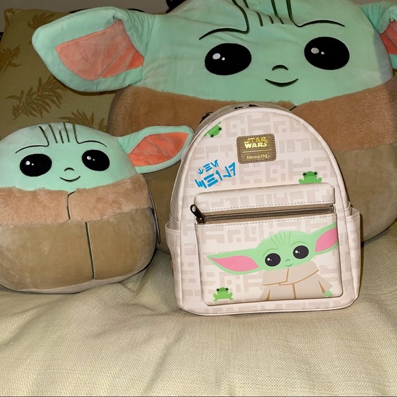 Loungefly Disney Star Wars Baby Yoda Mini Backpack - Picture 11 of 11